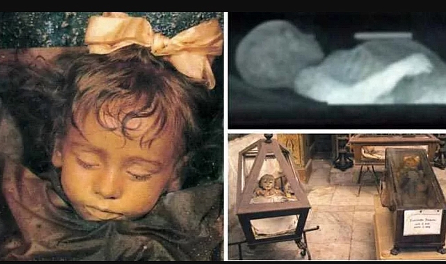 Ölümünden 97 yıl sonra belli oldu! Gizemi ortaya çıktı...1918&#039;de doğduktan sonra 1920&#039;de ölmüştü... Mumyası hala aynı şekilde kaldı