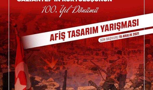 25 Aralık Gaziantep Kurtuluşu temalı afiş yarışmasında geri sayım başladı
