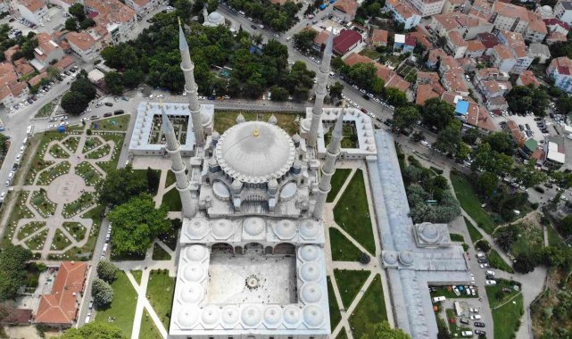 446 yıllık tarihi Selimiye Camii'nde 40 ay sürecek restorasyon başladı