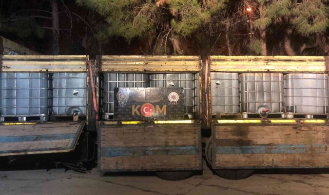 Adana'da 73 bin litre kaçak akaryakıt ele geçirildi