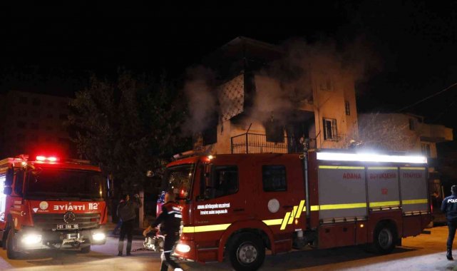 Adana&#039;da bir kişi kirasını ödemediği evi kundakladı