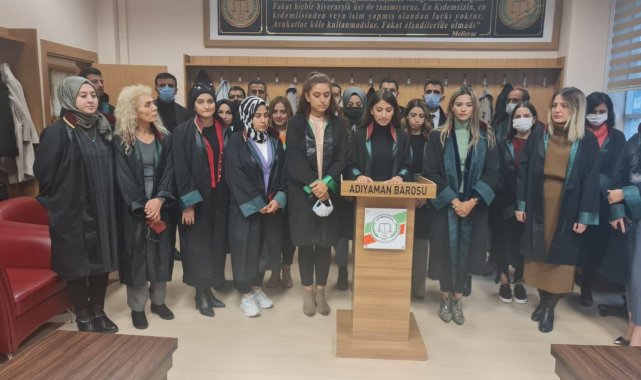 Adıyaman Barosundan Kadına Yönelik Şiddete Karşı Mücadele Günü açıklaması