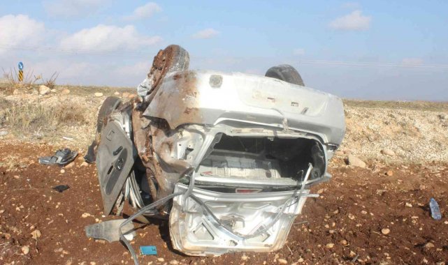 Adıyaman'da otomobil takla attı: 8 yaralı