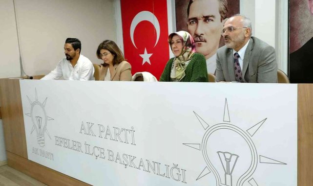 AK Parti Efeler İlçe Başkanlığı kadına şiddete dikkat çekti