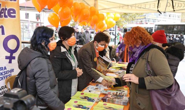 Ankara'daki belediyelerinden kadına yönelik şiddete karşı farkındalık
