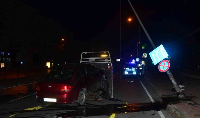 Antalya'da trafik kazası: 1 yaralı