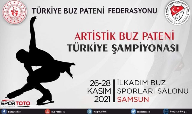 Artistik Buz Pateni Türkiye Şampiyonası Samsun'da yapılacak
