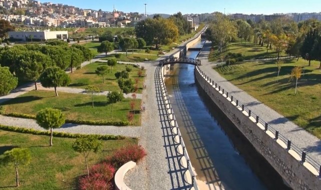 Aşık Veysel Alanı'nda "yağmur suyu hasadı" başladı