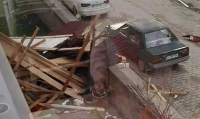 Ayancık'ta şiddetli fırtına