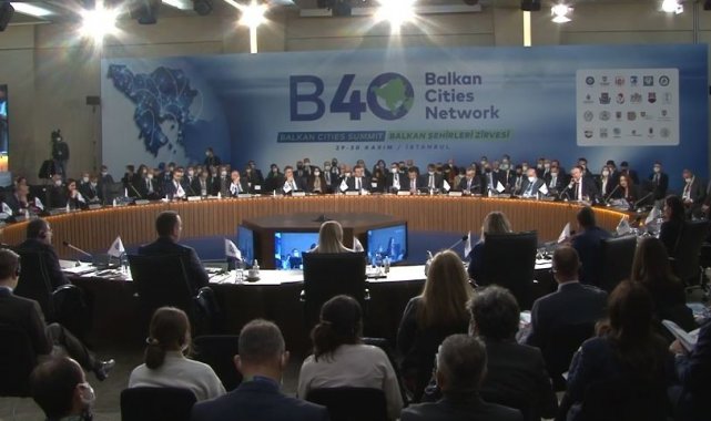 Balkan şehirlerinin belediye başkanları İstanbul'da