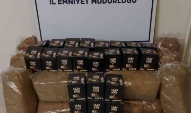 Bandırma' da 95 kilo kaçak tütün yakalandı