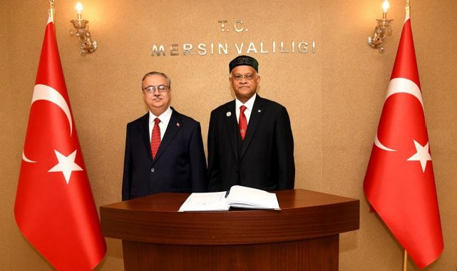 Bangladeş Halk Cumhuriyeti Ankara Büyükelçisi Mannan'dan Mersin Valiliğine ziyaret