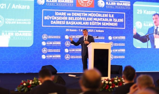 Başkan Gürkan, Ankara'daki seminere konuşmacı olarak katıldı