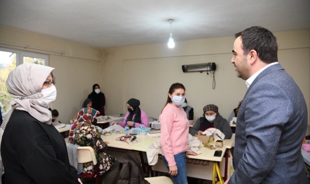 Başkan Özlü emektar kadınlarla buluştu