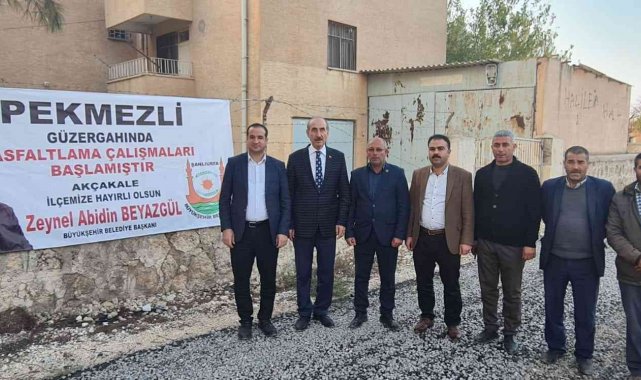 Başkan Yalçınkaya asfalt çalışmalarını yerinde inceledi