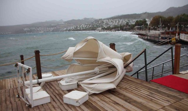 Bodrum'da fırtına kabusu