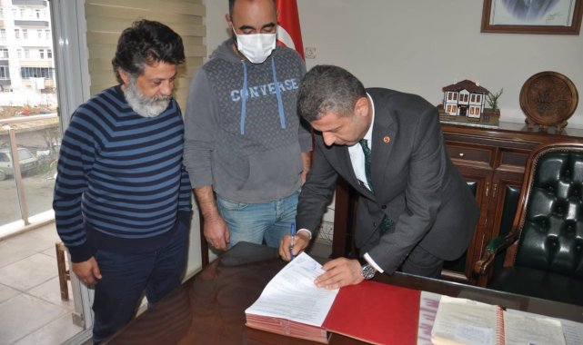 Boyabat Belediyesi mezbaha tesisinin işletilmesi için imzalar atıldı