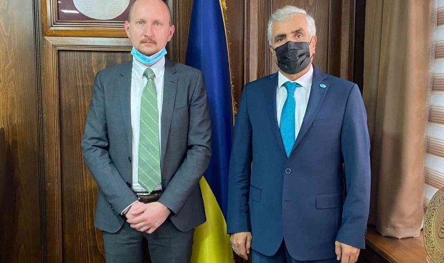 DATÜB Genel Sekreteri Uçar Ukrayna Başkonsolosu ile bir araya geldi