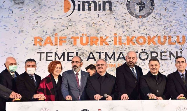 Diyarbakır'da iş adamı tarafından yaptırılan 32 derslikli ilkokulun temeli atıldı