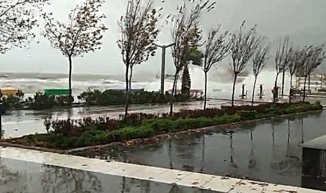 Edremit'te deniz kabardı