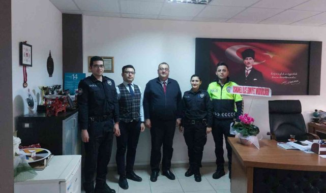 Emniyetten Öğretmenler Günü ziyareti