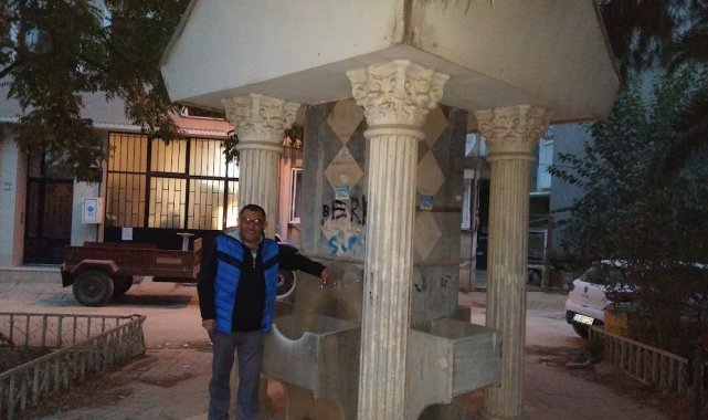 Erdek'te çeşme suları çamurlu akıyor