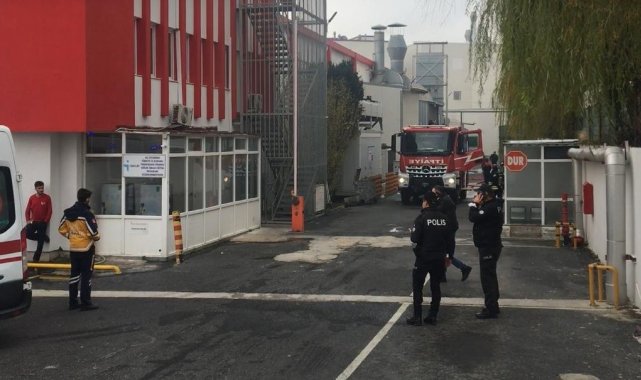 Fabrikada yangın: Dumandan etkilenen 1 işçi hastaneye kaldırıldı