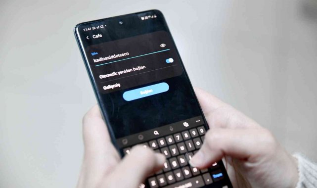 Farkındalık için oluşturulan şifre: "kadınasiddeteson"