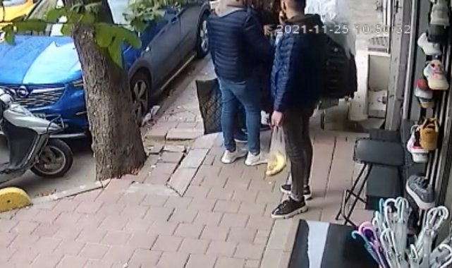 Fatih'te kıyafet hırsızları kamerada