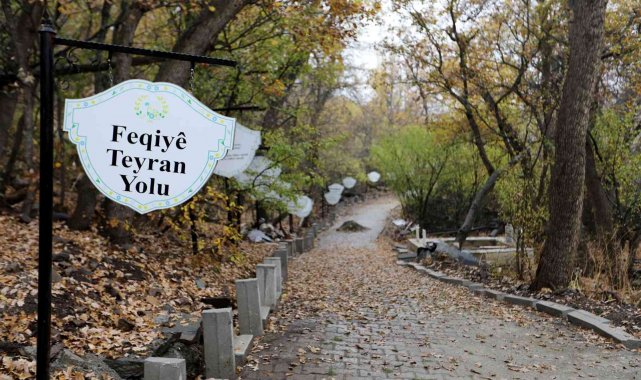 Feqiye Teyran Türbesi'nin çevresi onarıldı