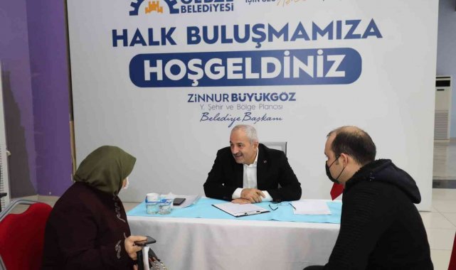 Gebze'de halk buluşmaları sürüyor