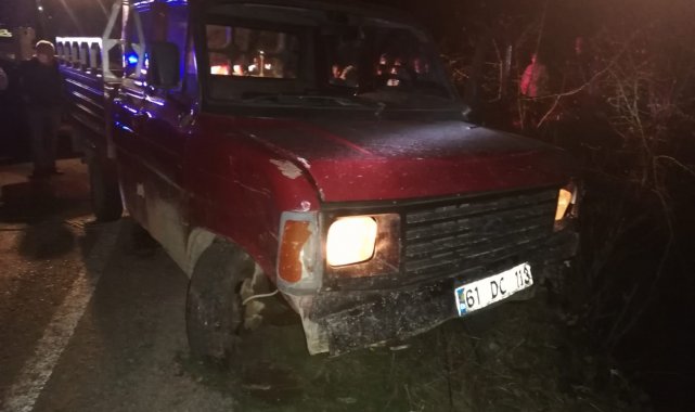 Giresun'da trafik kazası: 1 ölü, 1 yaralı