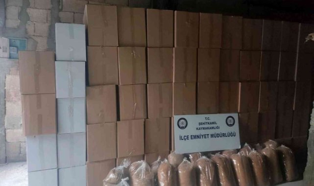 Gümrük kaçağı 4 milyon 300 bin makaron ele geçirildi