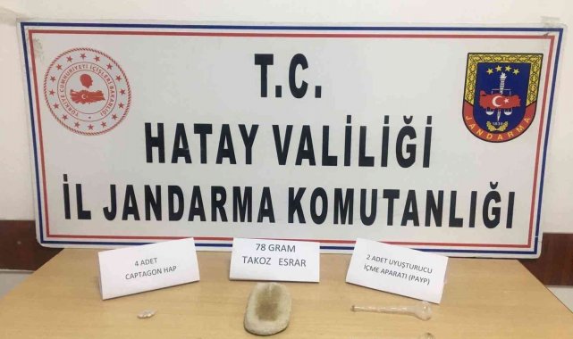 Hatay'da uyuşturucu operasyonu