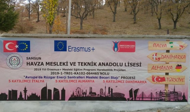 Havza MTAL öğrencileri yurt dışında stajı yapıyor