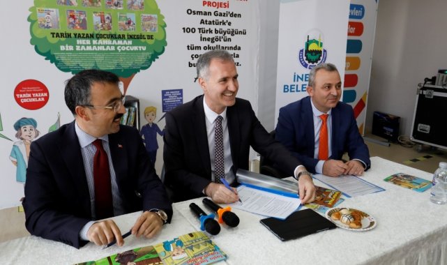 İnegöl'de çocuklar gerçek kahramanların hikâyeleri ile büyüyecek