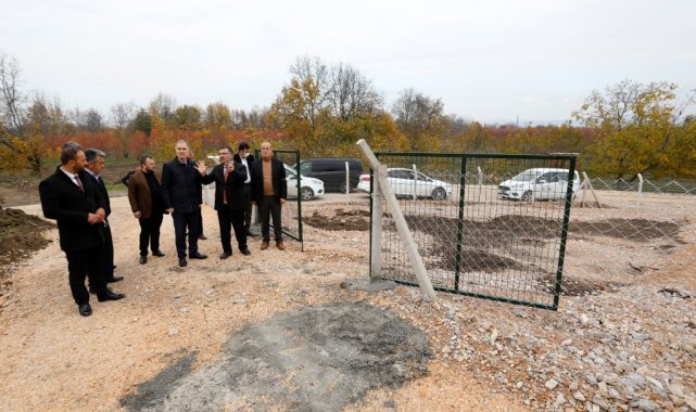 İnegöl'ün yeni mezarlığı defne hazır hâle getirildi