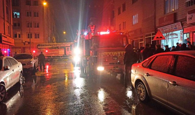 İş yerinde korkutan yangın