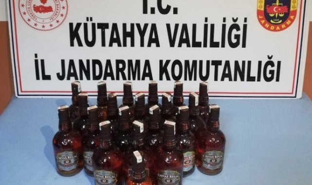 Jandarmadan kaçak içki operasyonu