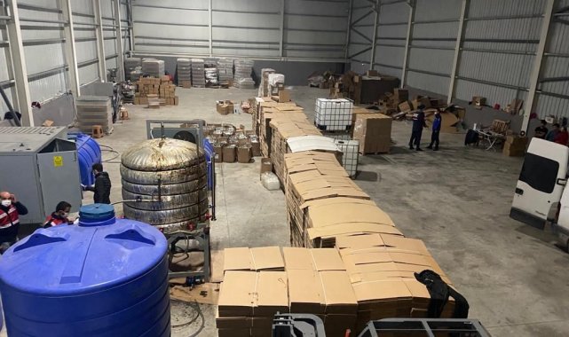 Jandarmadan yılbaşı öncesi 3.5 milyonluk sahte alkol operasyonu