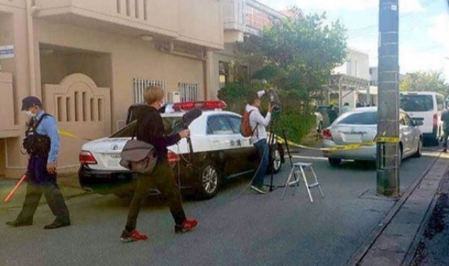 Japonya'da ABD uçağından düşen su matarası eve isabet etti