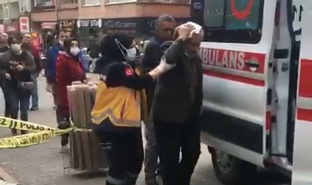 Kaldırımda yürürken 6. kattan kafasına cam düştü