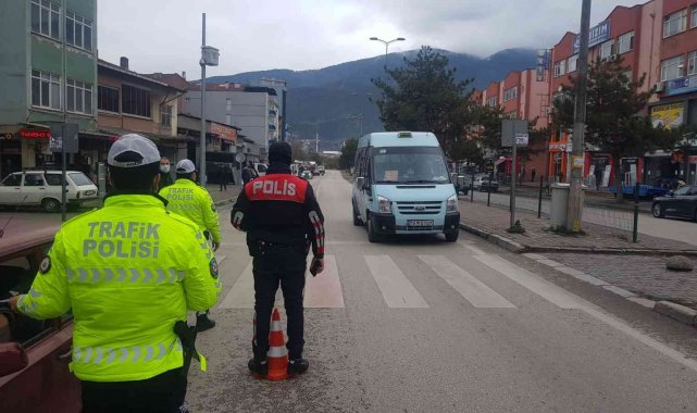 Karabük'te emniyet kemeri uygulaması