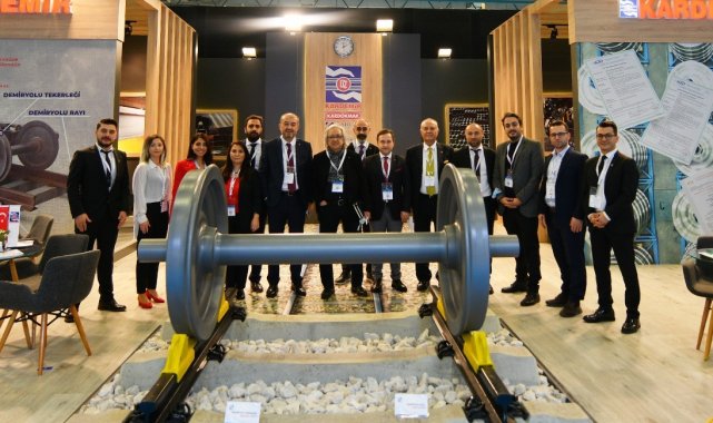 KARDEMİR Eurasia Rail Fuarı'nda demir yolu tekerleği setini ilk kez sergileme fırsatı yakaladı