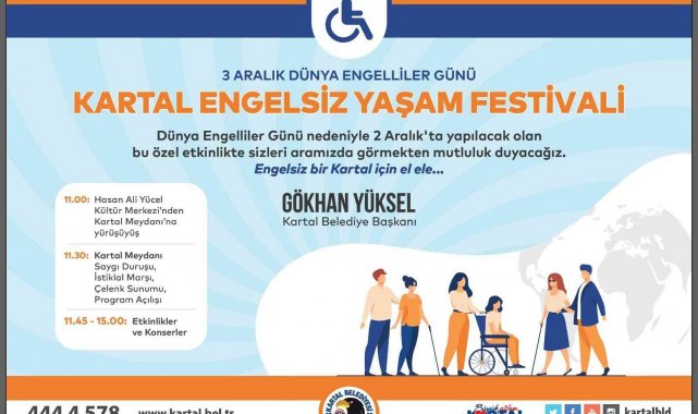 Kartal Belediyesi'nden "Engelsiz Yaşam Festivali"
