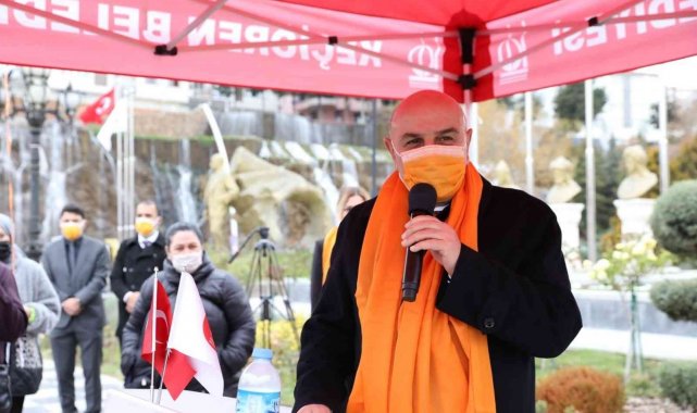 Keçiören "Kadına şiddete hayır" dedi