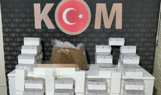 Kırıkkale'de binlerce makaron ele geçirildi: 1 gözaltı