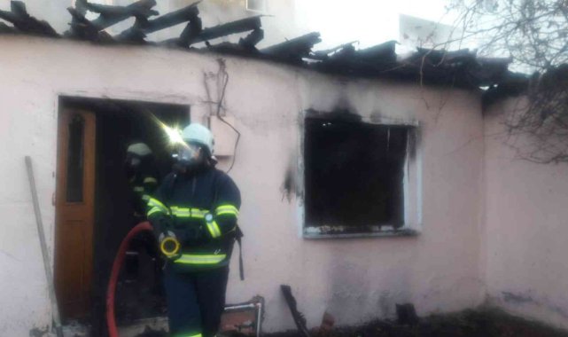 Kırklareli'nde ev yangını