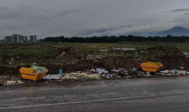 Konteyner konuldu ama vatandaş yine de çevreyi katlediyor