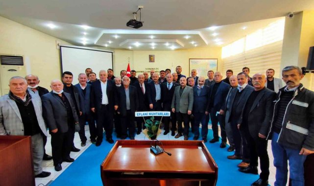 Köy muhtarlarından Başkan Sözen'e teşekkür ziyareti